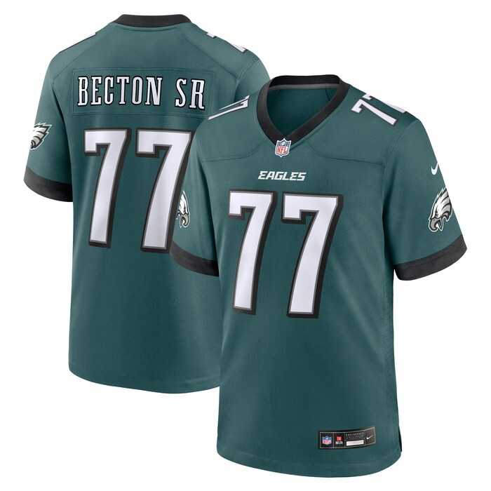Men & Women & Youth Philadelphia Eagles #77 Mekhi Becton Sr. Midnight Green Nike Game Jersey,We sell and wholesale Men & Women & Youth Philadelphia Eagles #77 Mekhi Becton Sr. Midnight Green Nike Game Jersey on line form chian!